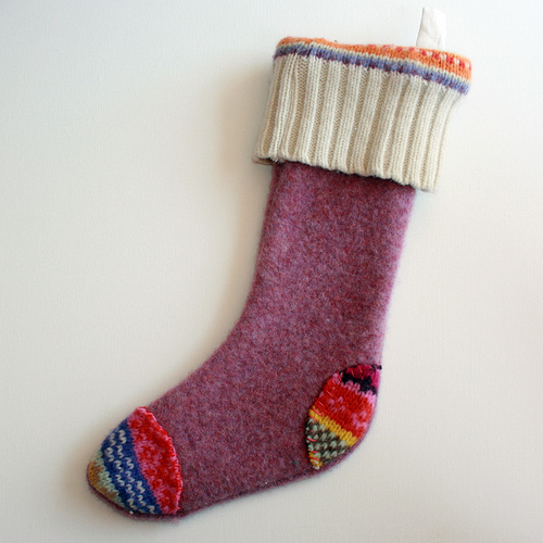 Smart Idea: Make a Christmas Stocking From Recycled KnitWear
