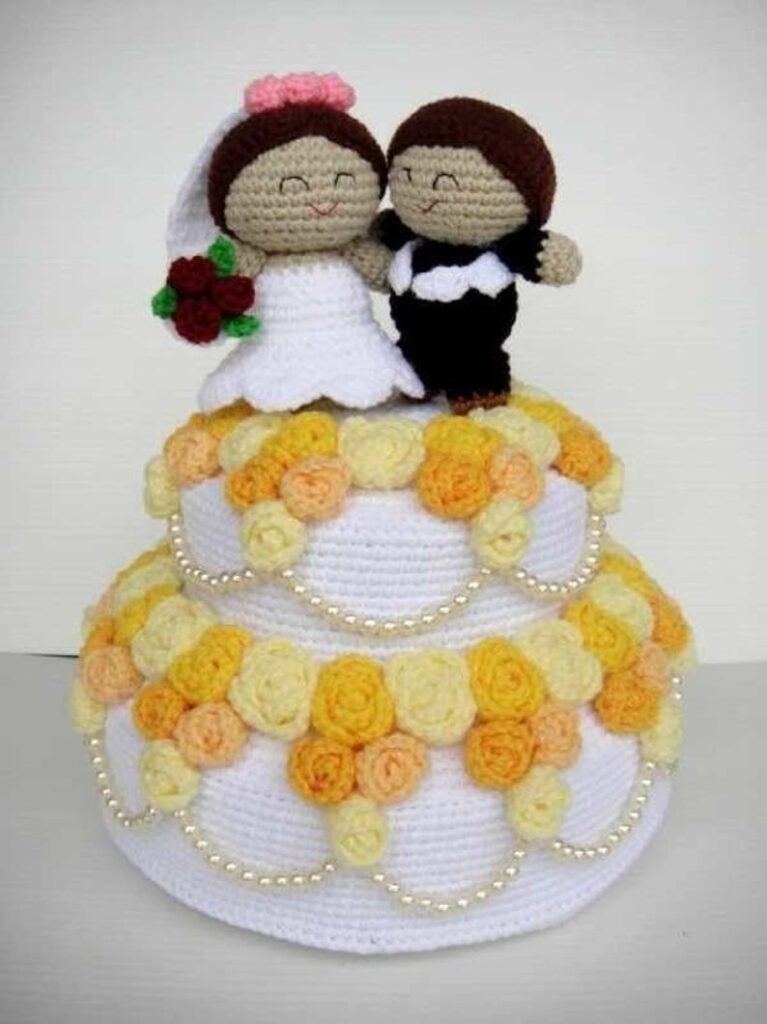 Wedding & Cake Patterns #knit #knittng #crochet #handmade #wedding #weddingDIY