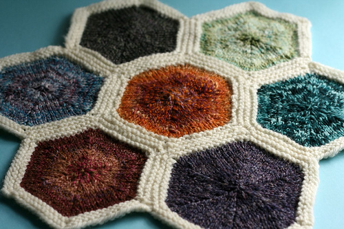This Knit Hexagon Flower Afghan Is Everything and Proves That Knitting Rules!