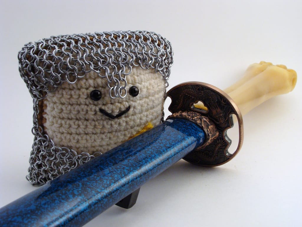 Crochet, Toast & Chainmail ... That's Sir Toastee To You!