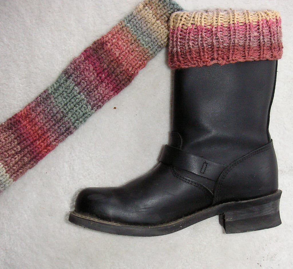 Simple Knit Bootliners - Great First Project!