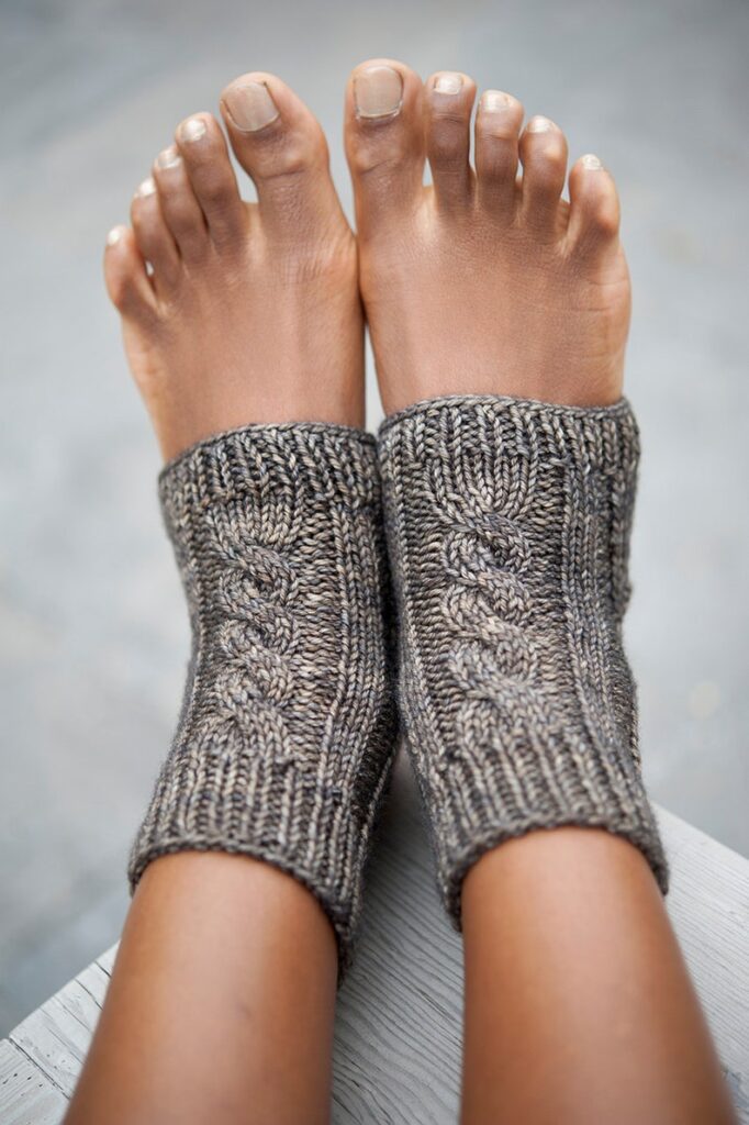 Patterns To Knit or Crochet a Pair of Pedicure / Yoga Socks!