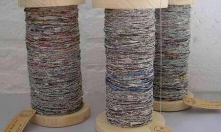 Handspun Recycled Newspaper Yarn – FREE Tutorial Alert!