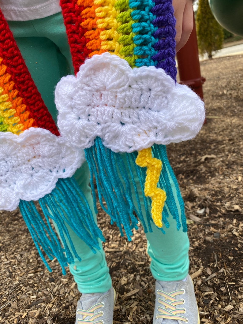 Crochet a Ripple Scarf for Kids ... It's Cute, Quick & Easy!