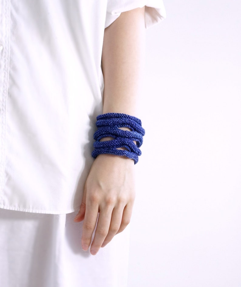 9 Knit Bangles and Bracelets ... Patterns For You!