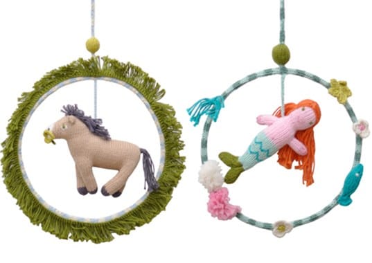 Knitted Dream Ring Mobiles - Great Gift Idea!