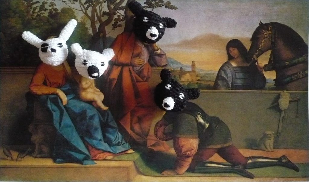 Nadya Petrova's Crochet Amigurumi Heads vs. Renaissance Art