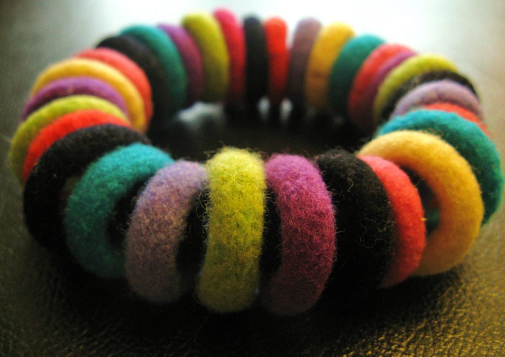 Beautiful Bracelet Felted By Woolly Fabulous
