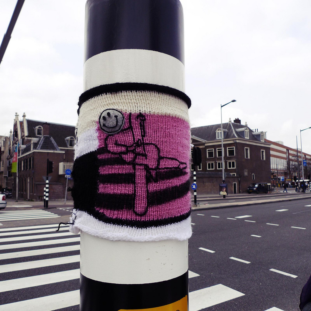 Yarn Bomb Spotted In Amsterdam