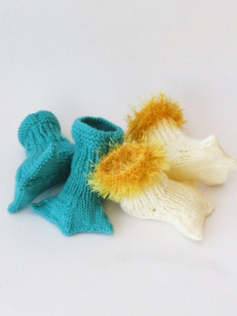 knit duck feet