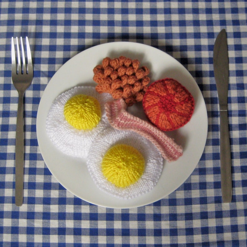 DIY Knit Fried Egg Pattern: Handmade Breakfast Play Food Kids Will Love
