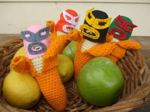 Cindy Jane's Crochet Mexican Wrestling Bananas