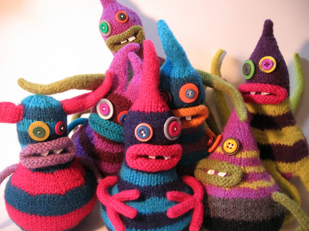 Erin Makes Knitted Monsters!