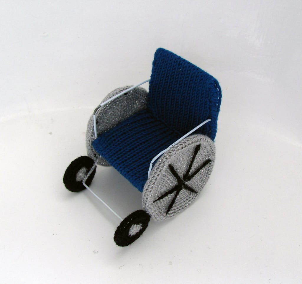 She Knit A Wheelchair Amigurumi!