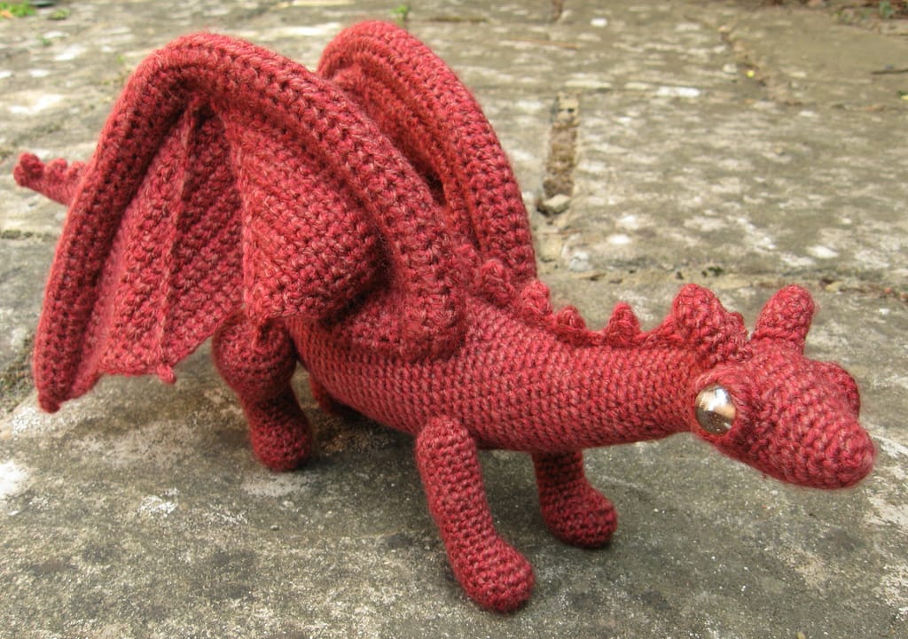 Red Dragonet Crocheted By Lucy Ravenscar - Get The Pattern!