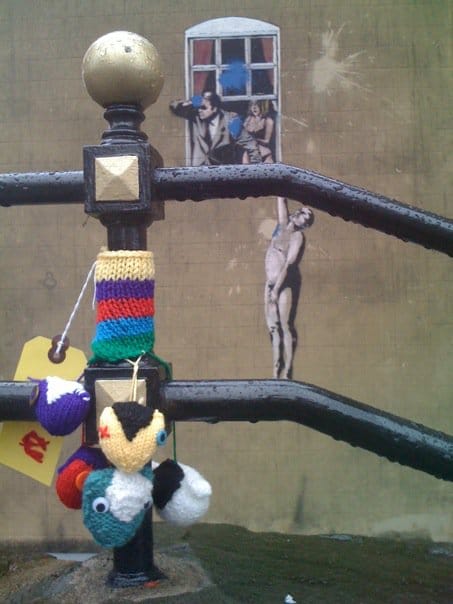 Yarnarchy Meets Banksy In The UK