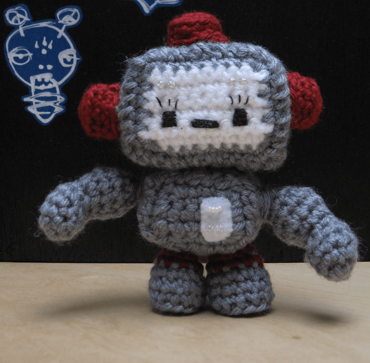 Cute Crochet Baby Bot