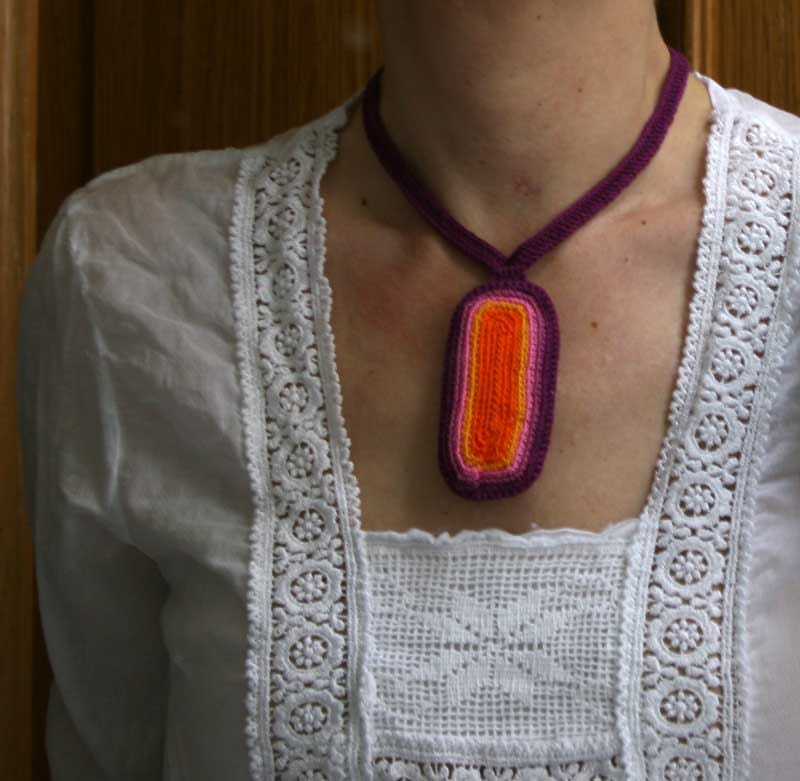 Colorful Crochet Necklace - So Inspiring!