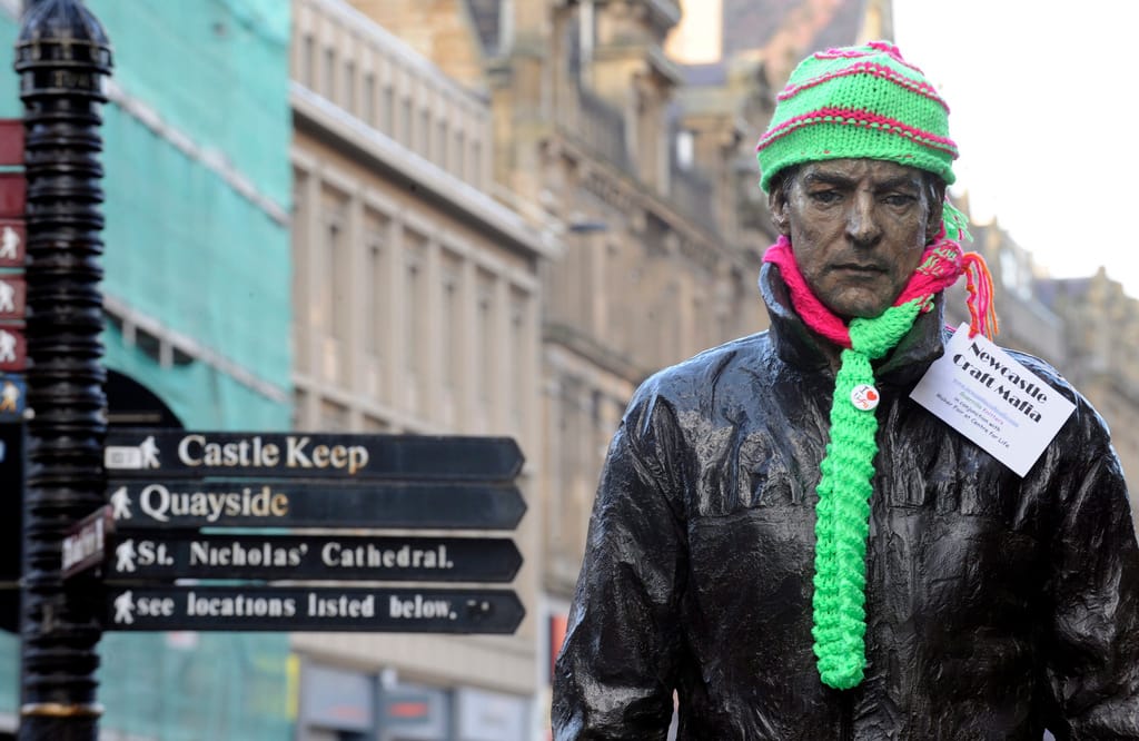 Newcastle Yarn Bomb