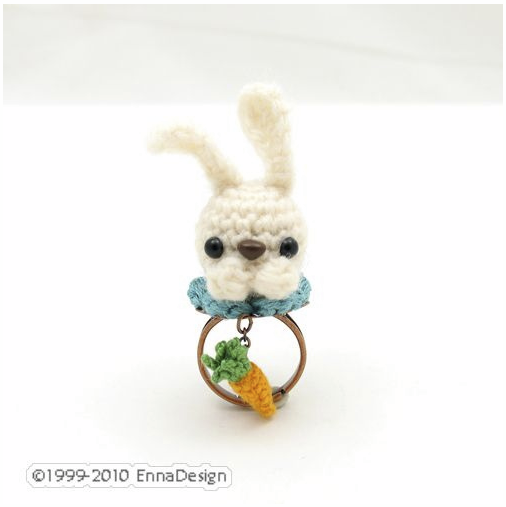 Itsy-Bitsy Crochet Amigurumi Rabbit Ring