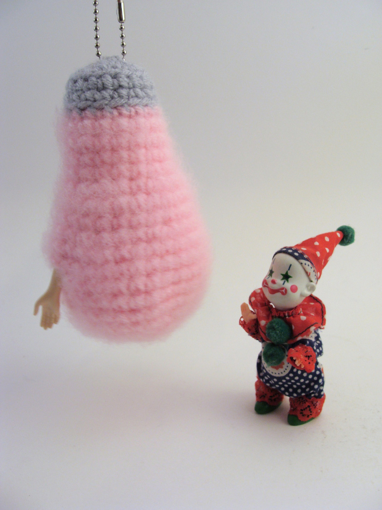 Killer Klowns from Outer Space Cotton Candy Pod in Crochet