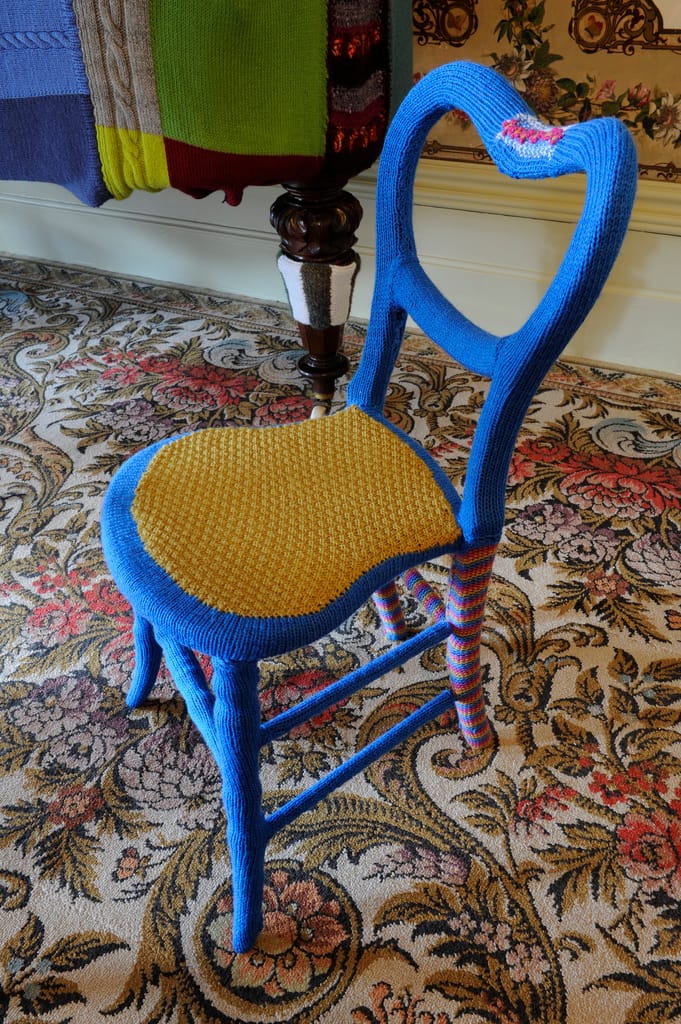 Nifty Knitted Chair By Knit Picka