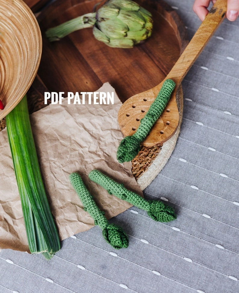 Knit & Crochet Asparagus Amigurumi Patterns