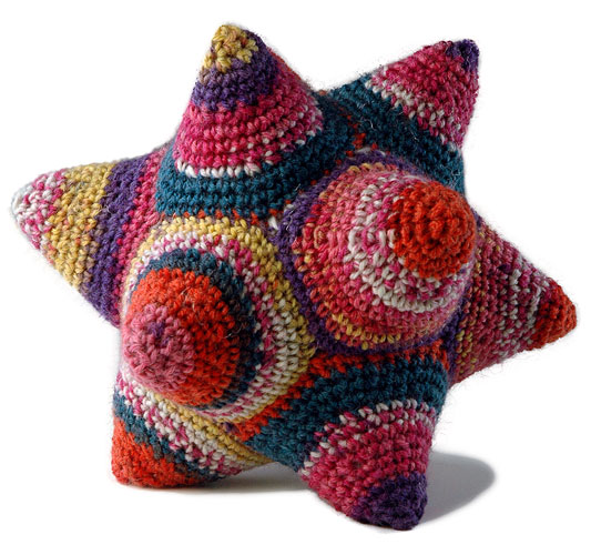 Knit or Crochet An Amazing Asteroid Ball … a Dandy Dodecahedron Like This Makes a Great Gift!