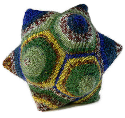 Knit or Crochet An Amazing Asteroid Ball ... a Dandy Dodecahedron Like This Makes a Great Gift!