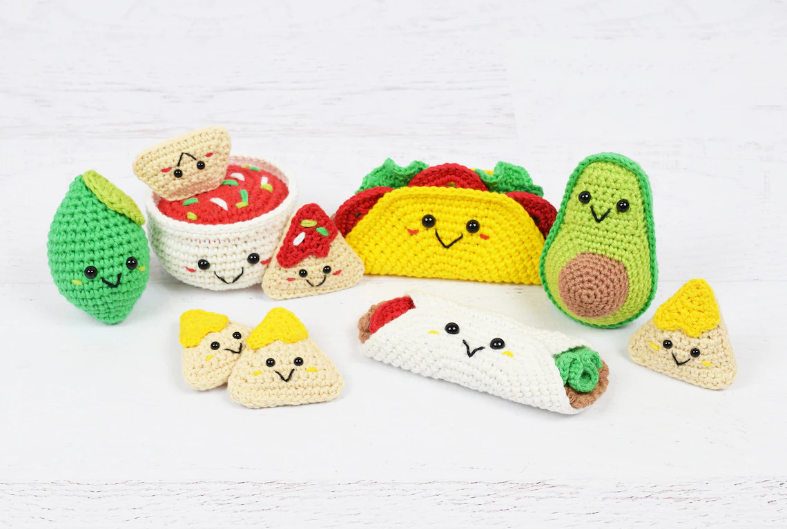 Play Food Patterns For a Mexican Fiesta! Pass the Guacamole!