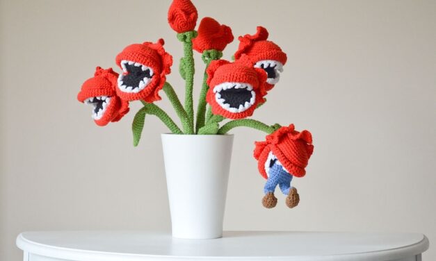 Crochet a Super Mario Piranha Plant