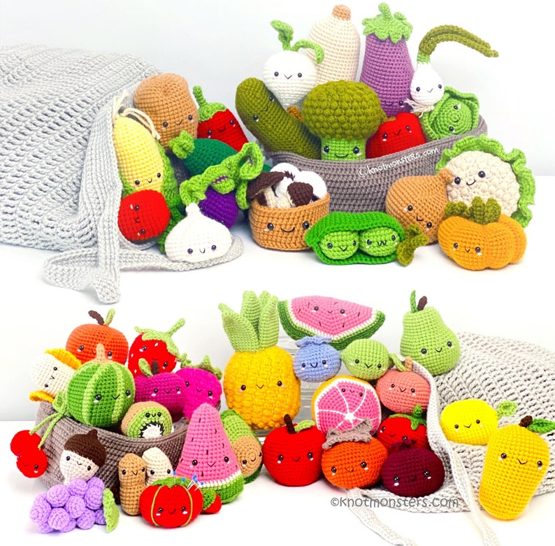 Knit Your Veggies! Lots of Patterns!