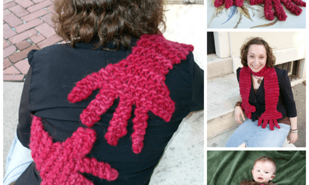 Knit a Scarf That Hugs Back – Free Pattern!