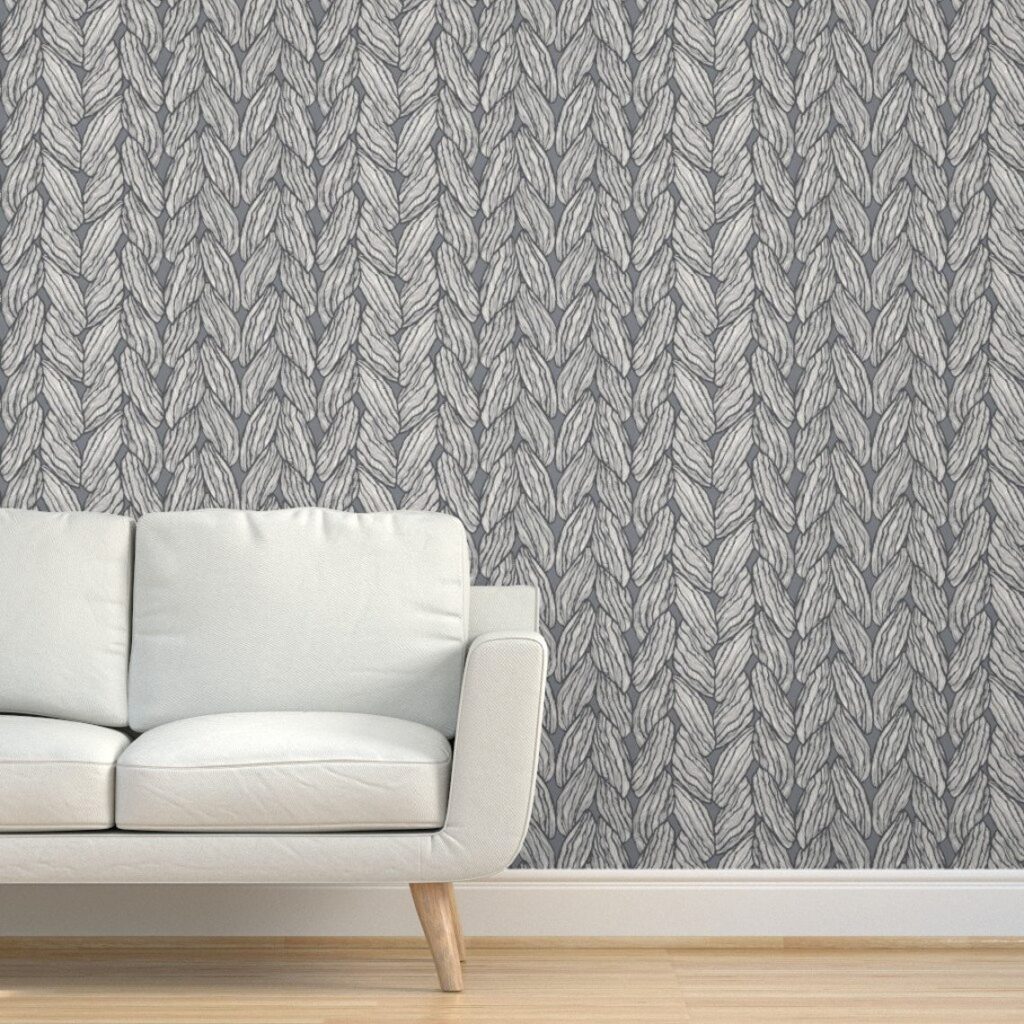 Dear 'Knitted' Wallpaper, You Look Fabulous and I Want YOU In My House NOW!