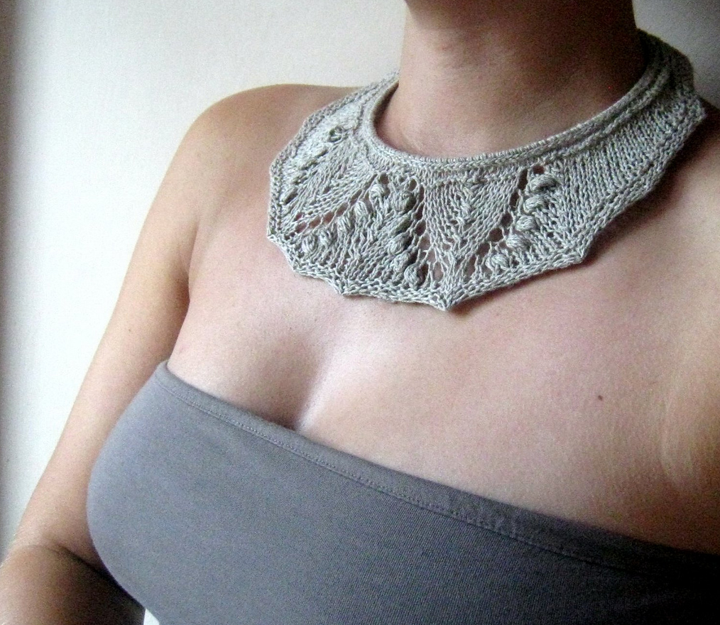 Gorgeous Estonian Lace Choker - Very Delicate Knitting