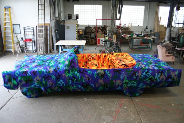 Olek's Yarn Bombed Cadillac
