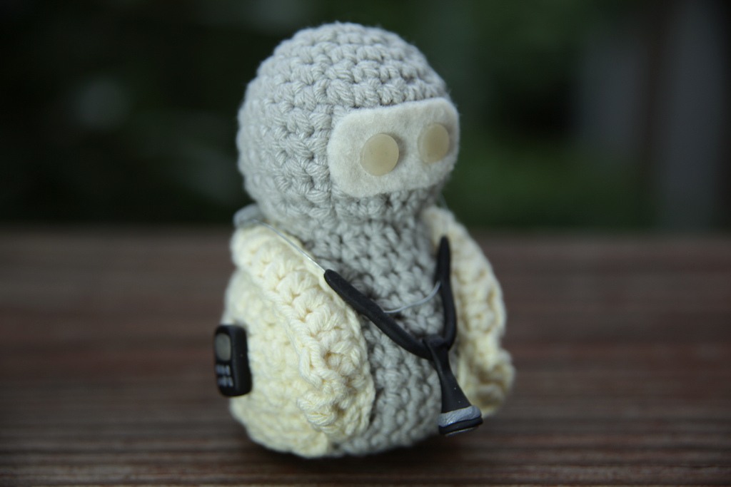 Crochet Ninja Doctor Amigurumi 