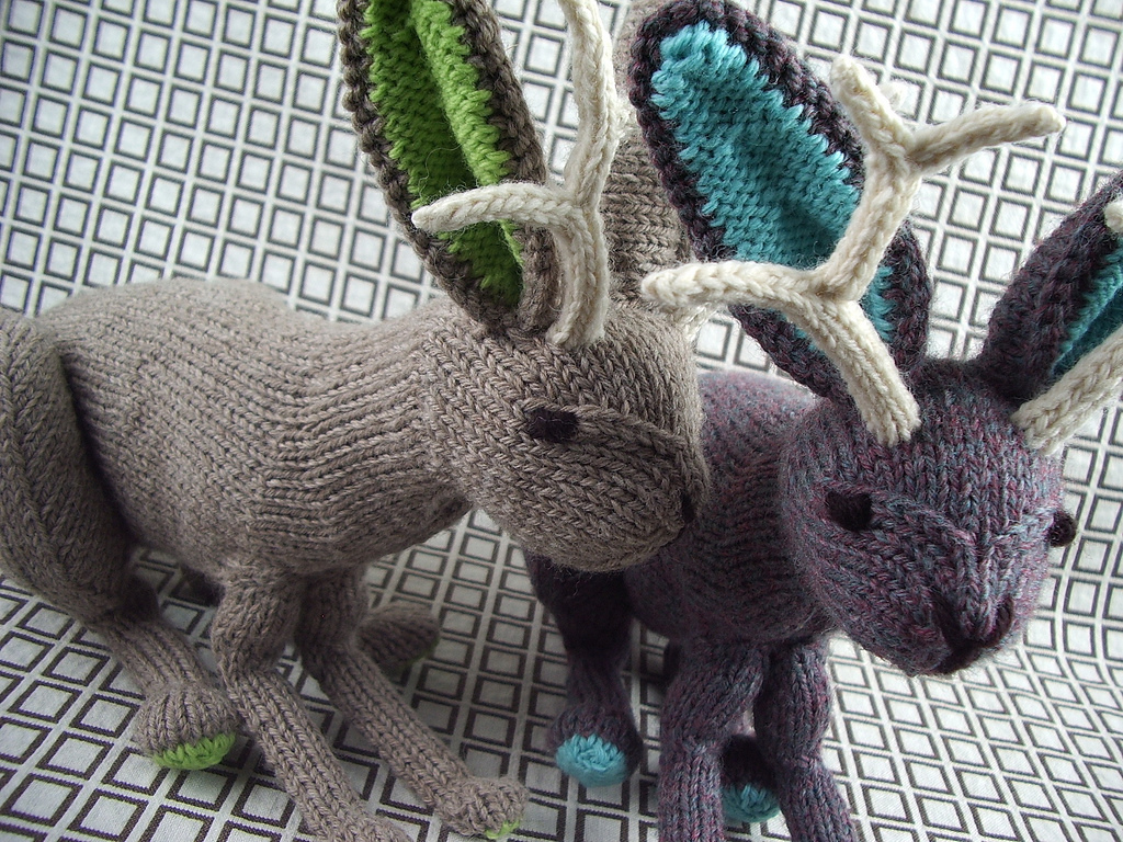 She Knit a Jackalope! You Can Too!