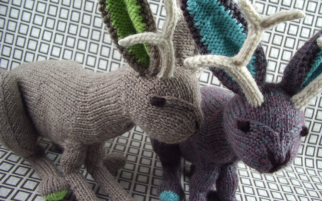 She Knit a Jackalope! You Can Too!