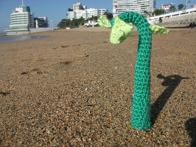 Crochet Brote Amigurumi Spotted at the Beach!