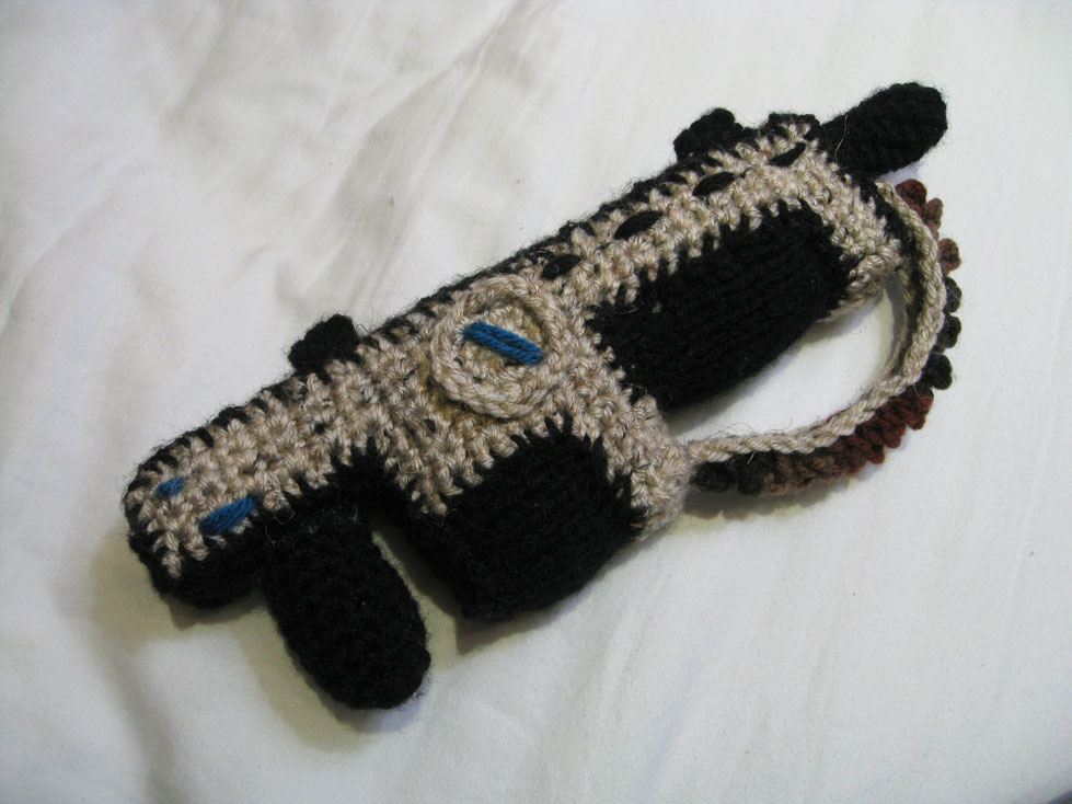 It's a Crochet Gears of War Lancer!