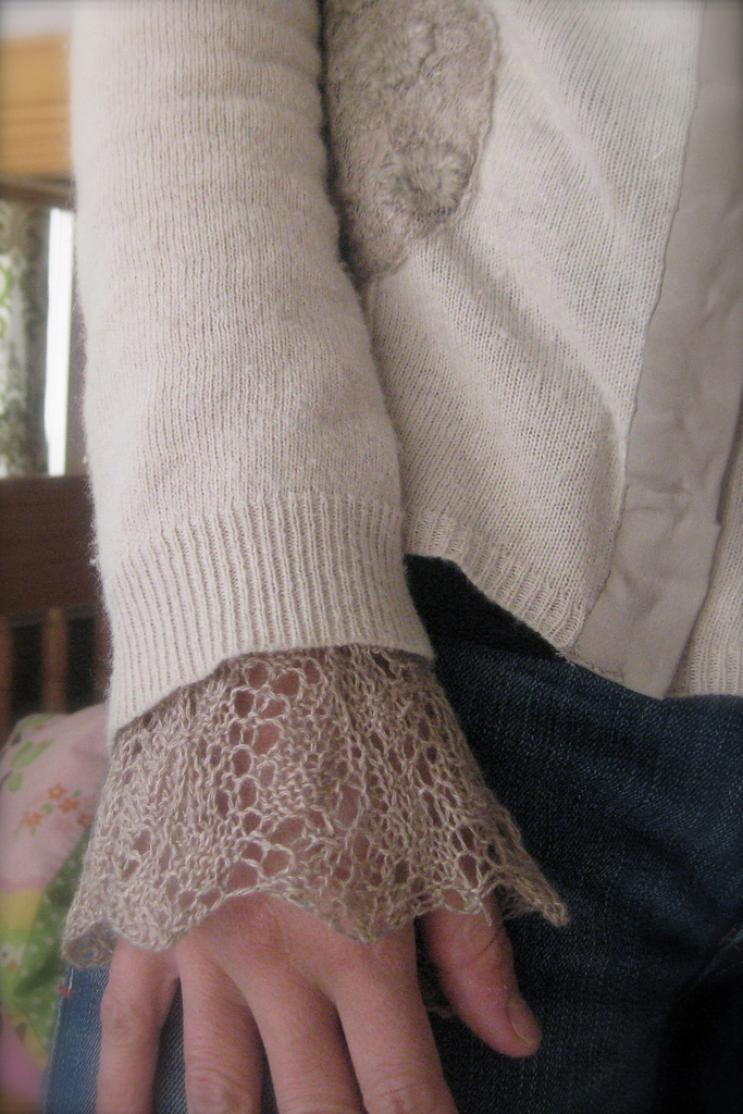 Delicate and Elegant Elm-Leaf Wrist Warmers - Get the Knit Pattern and Transform Any Sweater!