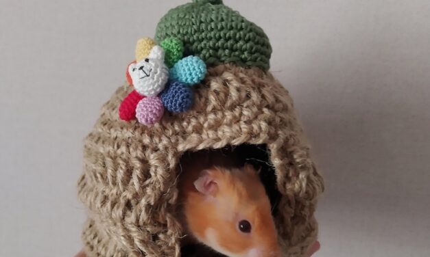Crochet an Adorable Acron-Shaped Abode For Your Hamster Using Eco-Friendly Jute Twine