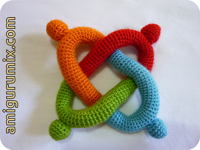 Someone Crocheted the Joomla Logo!