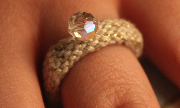 Knit a Cute Engagement Ring!
