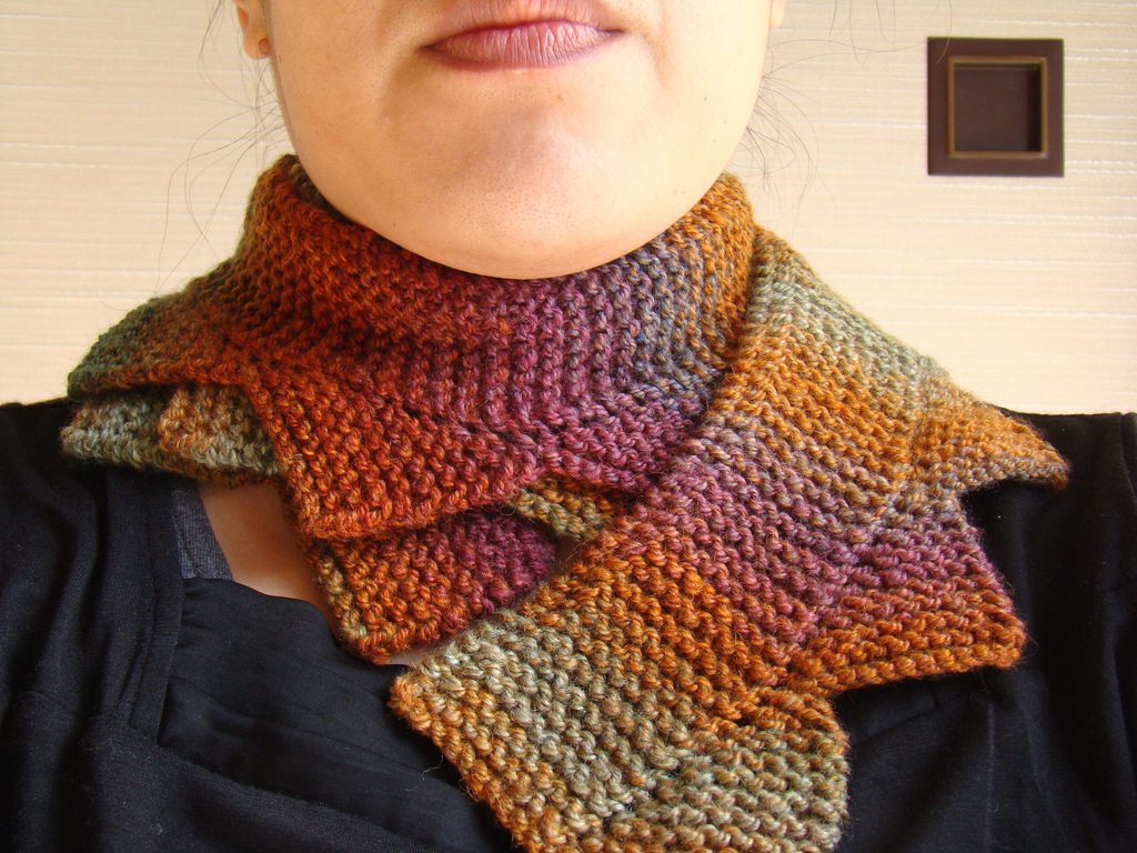 Sushi-Inspired Knit Scarf