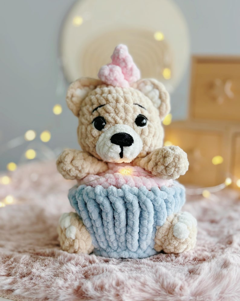 Crochet Cuties: 6 Delightful Cupcake Bear Patterns