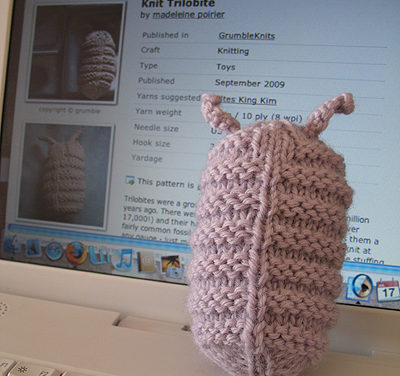 Knit a Trilobite! Free Pattern!