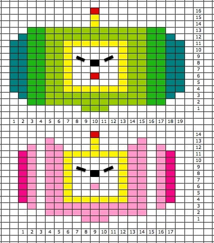 Knit a Pair Katamari Damacy Mitts With This Handy Chart!