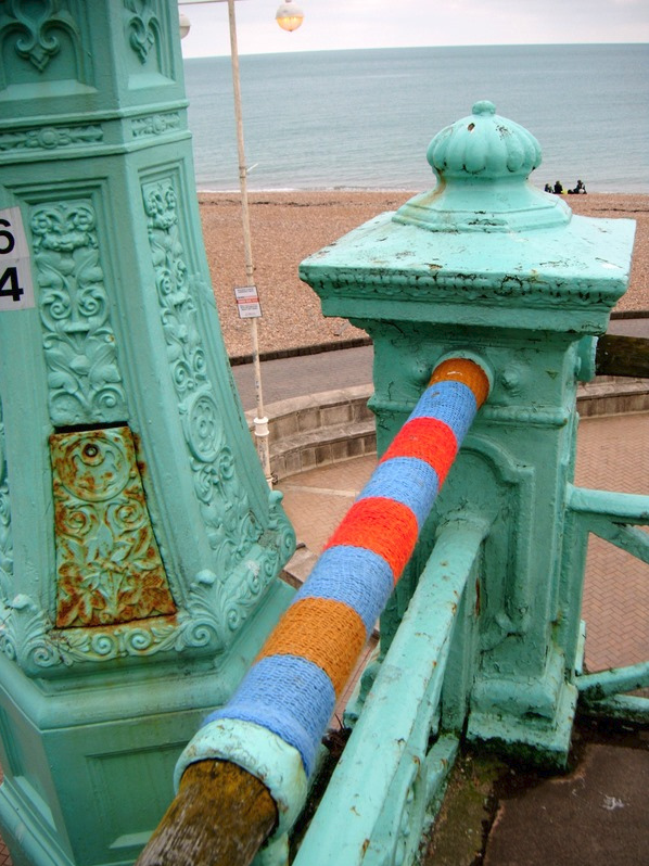 Beautiful Brighton Yarn Bomb